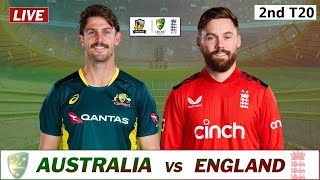 AUSTRALIA vs ENGLAND 2nd T20 MATCH LIVE SCORES  CARDIF  ENG vs AUS LIVE  AUS 6 OVERS [upl. by Aihsema472]