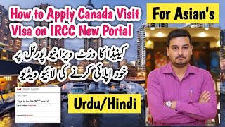 ircc new portal for visitor visa  ircc new portal for canada visitor visa  ircc portal vs gckey [upl. by Asina355]