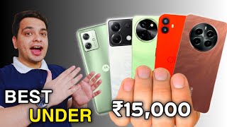 Top 5 Best Mobile Phones Under ₹15000 🔥 Best Smartphones Under ₹15000 [upl. by Farmann]