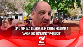 Dino Minozzi celebra el inicio del programa quotAprender trabajar y Producirquot [upl. by Tresa]