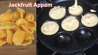 Jackfruit Paniyaram Recipe  Jackfruit Appam  Halasina hannu appa  Quick jackfruit sweet recipe [upl. by Watanabe]