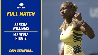 Serena Williams vs Martina Hingis Full Match  2001 US Open Semifinal [upl. by Alarise831]