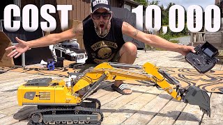 This Tiny Excavator cost me 10000 USD  RC ADVENTURES [upl. by Albion]