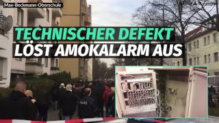 Technischer Defekt löst Amokalarm in Reinickendorfer Schule aus [upl. by Katerine]