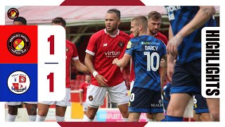 HIGHLIGHTS  Ebbsfleet United vs Crawley Town [upl. by Felicia]