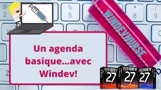 102TUTO WINDEV Faire un agenda simple lié à un fichier [upl. by Ameehs]