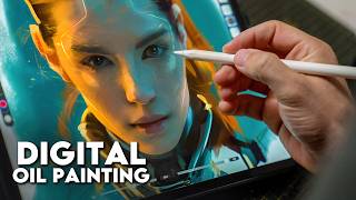 The easiest best way to make Digital paintings [upl. by Lirpa]