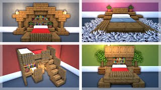 10 AWESOME Bed Designs for Your Minecraft Bedroom [upl. by Otiv]