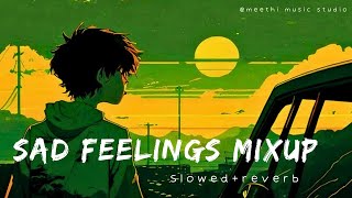 Sad Feelings songs  New lofi song  2024 songs mixup  Slowedreverb 🖤🥺 [upl. by Ymeon]