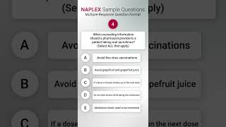 NAPLEX MultipleResponse Question Example [upl. by Whiteley]