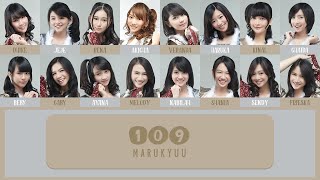 JKT48  Marukyuu 109 Color Coded Lyrics IDNENGKAN [upl. by Harned]