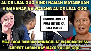 MGA TAGA BAMBAN IKINAGULAT WARRANTLESS ARREST LABAN KAY MAYOR ALICE GUO news aliceguo [upl. by Gasparo153]