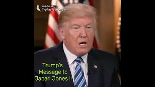 AI Trump Message to Jabari Jones About Ivanka Trump and Melania Trump AI MSNBC News [upl. by Bonine]