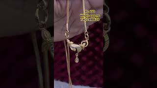 24 inches AD stone chain 1grm whats app contact only [upl. by Nyasuh]