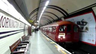 1938 Tube Train at Mornington Crescent Station [upl. by Ardnuahc37]