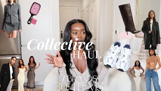 HUGE COLLECTIVE HAUL  Maniere De Voir ASOS New Balance Tiger Mist NAKD Amazon  MORE [upl. by Ueihtam690]