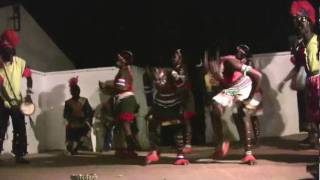 Traditional Gambian Dancers March 2010 [upl. by Ramsden381]