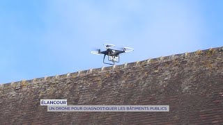 Yvelines  Élancourt  Un drone pour diagnostiquer les bâtiments publics [upl. by Tannie]