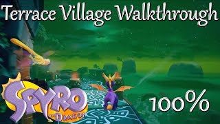 Spyro Reignited Trilogy Terrace Village Walkthrough CHECK PINNED COMMENT [upl. by Adnaram]