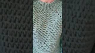 Comment faire un pull au crochet 🧶 Modèle Sauge Niveau débutant Super facile et rapide Sans couture [upl. by Yenahs]