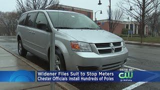 Widener University Suing Chester Over Plans To Put 1200 Parking Meters On Campus [upl. by Malilliw]