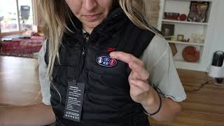 Flyhare Womens Heated Vest with Battery Pack Included Warming Heated Vest [upl. by Aicittel875]