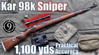 Kar98k  Zf 39 Sniper to 1100yds Practical Accuracy [upl. by Aissac]