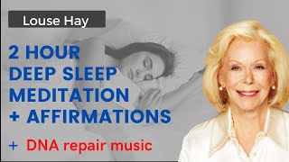 Louise Hay Deep Sleep Meditation  Affirmations [upl. by Adeehsar]