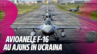 Știri Omorât de viespi Avioanele f16 au ajuns în Ucraina 05082024 [upl. by Nawoj]