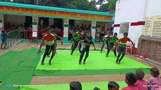 Patriotic mashup dance performance culturalprogramme independenceday patriotism upbasic [upl. by Ysiad]