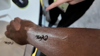 CES  Digital Tattoo Printers Are Pretty Cool [upl. by Llenrahc]