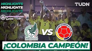 Resumen y goles  México vs Colombia  Revelations Cup Femenil 2022  TUDN [upl. by Derina]