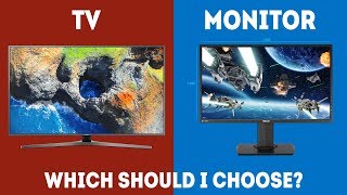 TV vs Monitor For Gaming – Which Should I Choose Simple Guide [upl. by Conway]