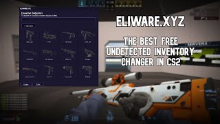 ELIWAREXYZ  THE BEST FREE UNDETECTED SKIN  INVENTORY CHANGER IN CS2 [upl. by Chrissa]