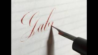 calígrafía copperplate lettering [upl. by Fia]