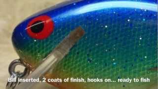 Building a Balsa Crankbait [upl. by Aikim]