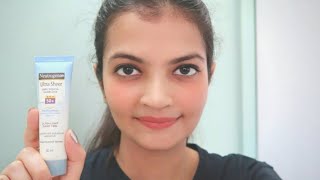 Neutrogena Sunscreen Review  Spf 50  Best Sunscreen for Indian Summer  itsarpitatime [upl. by Tnarud]