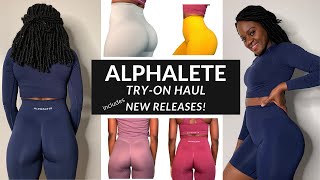 ALPHALETE TRY ON HAUL 2021  ALPHALETE AMPLIFY LEGGINGS REVIEW  alphalete try on haul review [upl. by Avril]