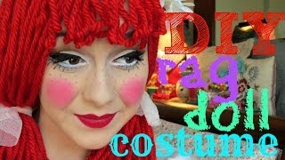 DIY Rag Doll Costume Wig and Makeup [upl. by Neale]