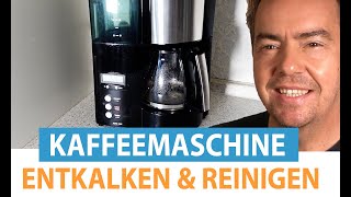 Kaffeemaschine entkalken und reinigen mit Heitmann BioSchnell Entkalker [upl. by Ehrman]