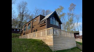 The Willows 2 quotThe Loftquot Lodge  A stunning 4 bed Lodge for sale at Finlake  WALK ROUND [upl. by Uhile817]