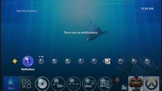 PlayStation Plus OCEAN Dynamic Theme PS4 [upl. by Eedak]