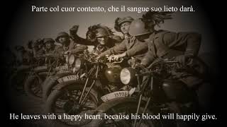 quotIl Reggimento di Papàquot  Italian Bersaglieri March English Subtitles [upl. by Notsirt]