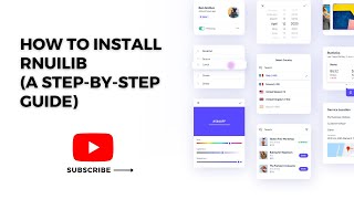 How to Install RNUILib A StepbyStep Guide trending mustwatch shortvideo [upl. by Euphemia276]