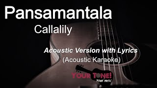 PansamantalaAcoustic Karaoke  Callalily [upl. by Tila]