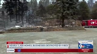 Nearly 14k structures destroyed in wildfires in Ruidoso [upl. by Allbee]