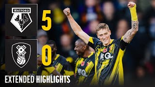 Extended Highlights 🎞️  Watford 50 Rotherham United [upl. by Keiko465]