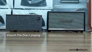 So sánh Klisch The One 2 vs Marshall Stanmore 2  Soundtest Klisch The One 2 vs Marshall Stanmore 2 [upl. by Dnomsaj]