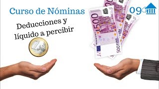 09 Curso de nóminas Deducciones en la nomina [upl. by Susej]