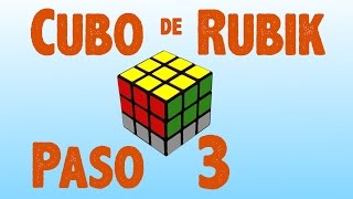 Resolver cubo de Rubik Paso 3 [upl. by Lainahtan]